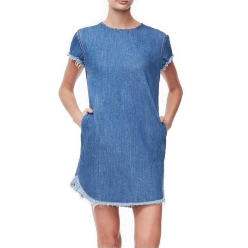 Good American Denim The T-Shirt Dress Size S